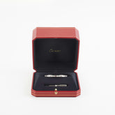 Cartier Small Love Pave Size 16 White Gold Bracelet